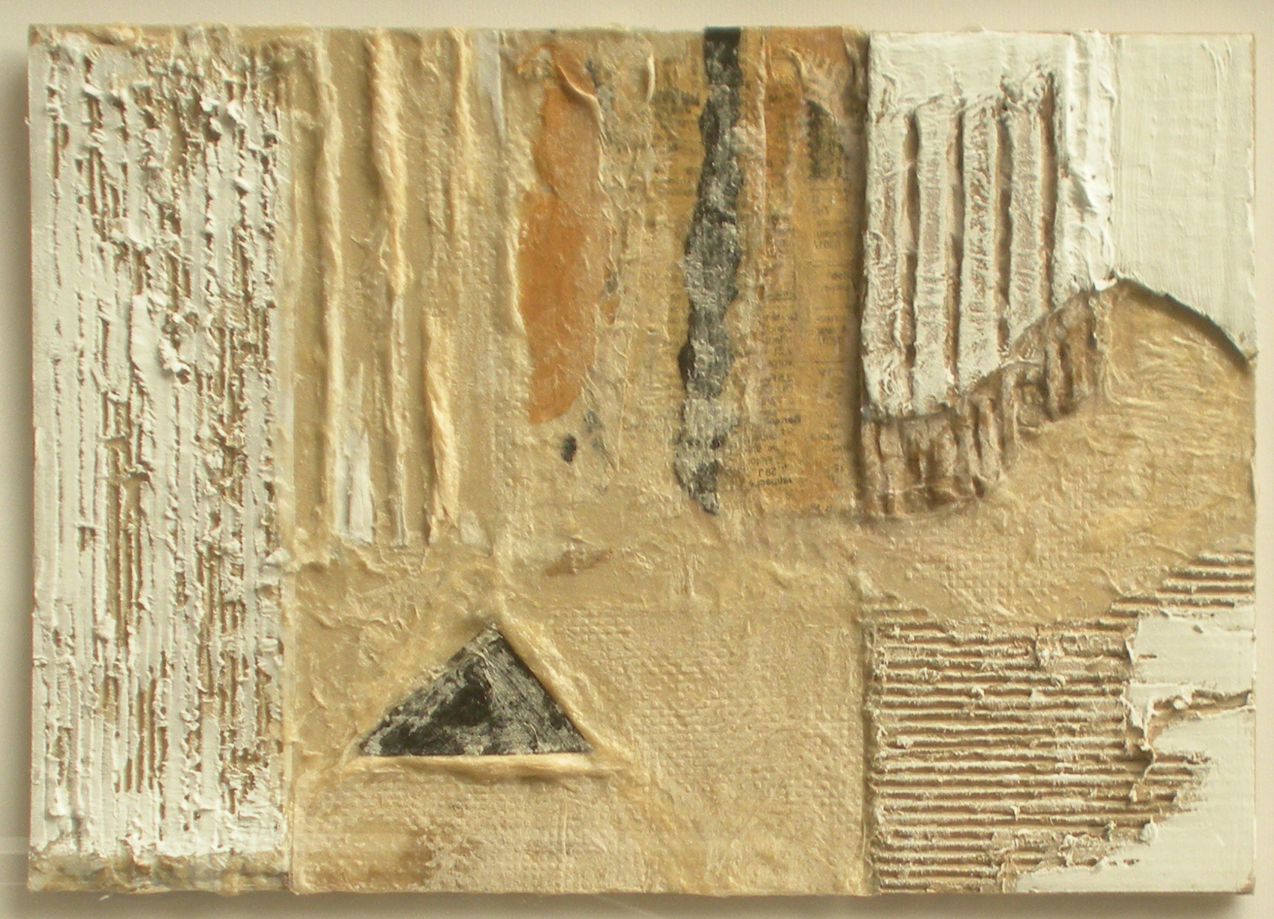Ausgrabungsstück, Mixed Media, 37 x 46 cm. i.R